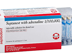 ANESTHESIE SEPTANEST 1/100.000